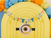 Banner Happy Birthday Minions, 50x153 cm