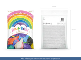 Ballons Rainbow 23cm, pastell, Mix (1 VPE / 100 Stk.)