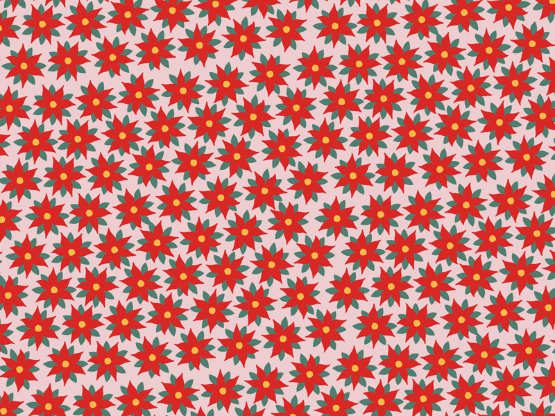 Gavepapir julestjerne, lys rosa/rød, 70 x 200 cm – kjøp hos Celebration.no