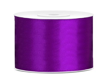 Satin Ribbon, purple, 50mm/25m