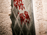 Gel window stickers Keep Out, red