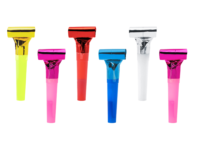 Visselpipa – mix – 6-pack