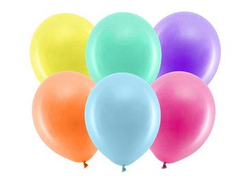 Ballons Rainbow 30 cm pastel, mélange (1 pqt. / 10 pc.)