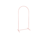 Support de fond, midi arc, rose sale, 80x180 cm