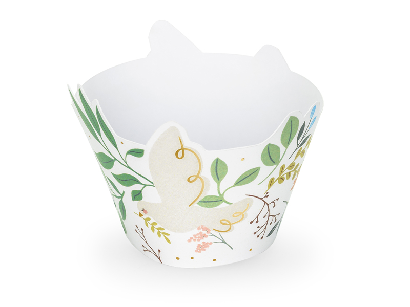 Muffinsformar – blommor – 7.5x6.5 cm – 6-pack