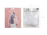 Bride to be veil, 63cm, white