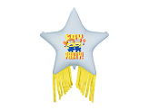 Foil balloon Star with tassels Minions, 72x72 cm, mix