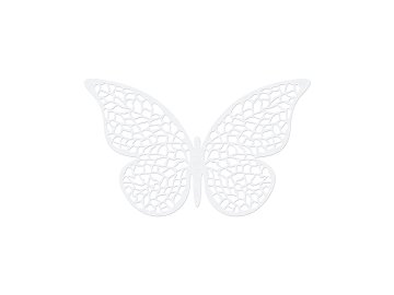 Décorations en papier Papillons, 6,5 x 4cm (1 pqt. / 10 pc.)
