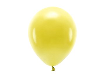 Ballons Eco 26 cm pastel, jaune foncé (1 pqt. / 100 pc.)
