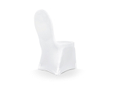 Housse de chaise en tissu élastique, blanc