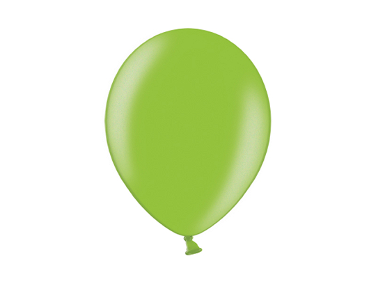 Balony 30cm, Metallic Lime Green (1 op. / 100 szt.)