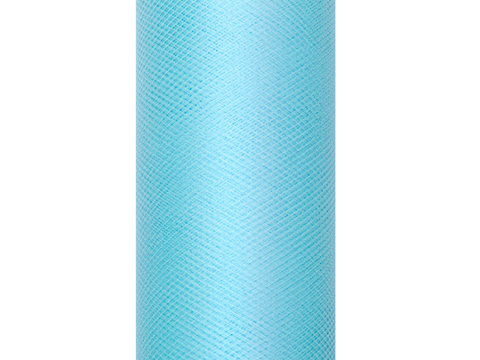 Tulle Plain, turquoise, 0.3 x 9m