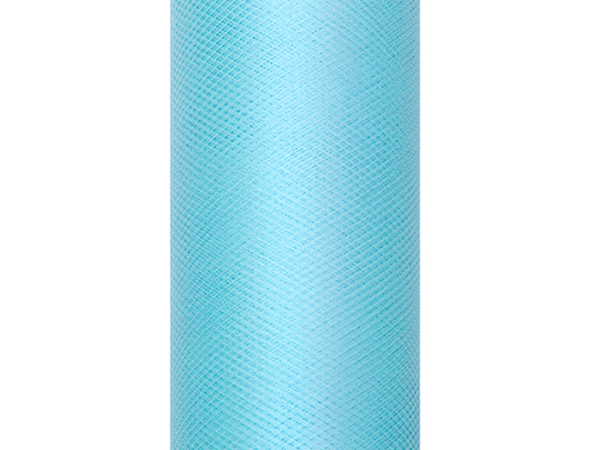 Tiul gładki, turkus, 0,3 x 9m