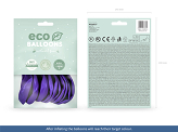Balony Eco 30cm metalizowane, fiolet (1 op. / 10 szt.)