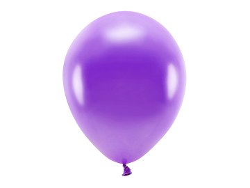 Eco Balloons 30cm metallic, violet (1 pkt / 10 pc.)