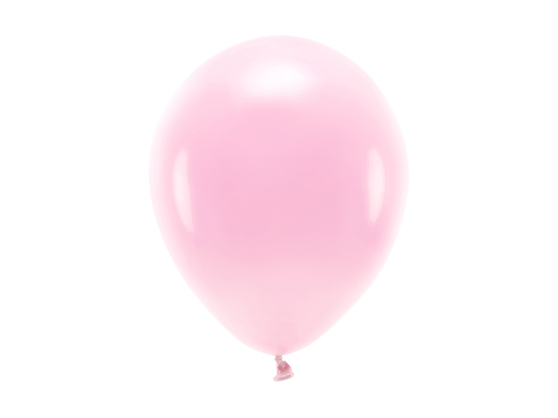 Latexballong ECO – pastell – ljusrosa – 26 cm – 10-pack