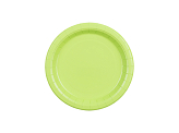 Talerzyki papierowe, jasny zielony, 18cm (1 op. / 6 szt.)