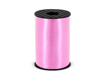 Plastic ribbon, light pink, 5mm/225m