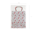 Geschenktüten Süßigkeiten und Lebkuchen, 26x32.5x12 cm, beige und hellblau (1 VPE / 6 Stk.)