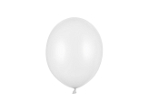 Ballons Strong 23 cm, Blanc pur métallique (1 pqt. / 100 pc.)