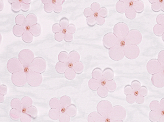 Table runner Flowers, light pink, 26 x 500 cm