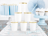 Cups, white, 260 ml (1 pkt / 6 pc.)