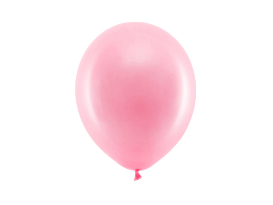 Balony Rainbow 23cm pastelowe, różowy (1 op. / 10 szt.)