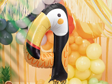 Foil balloon Number 4 - Tucan, 68x91 cm, mix