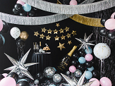 Banner Happy New Year stars, 290x17 cm