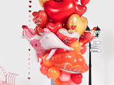 Confetti Hearts, 1,6x1,6 cm, red, 15g