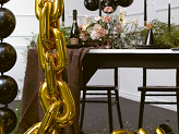 Folienballon Ziffer ''0'', 35cm, gold