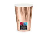 Paper cups, rose gold, 220ml (1 pkt / 6 pc.)