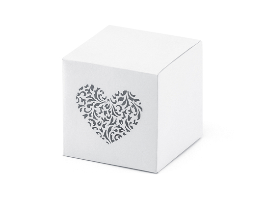 Boxes with an ornamental heart (1 pkt / 10 pc.)