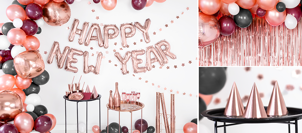 Rose Gold New Year's Party