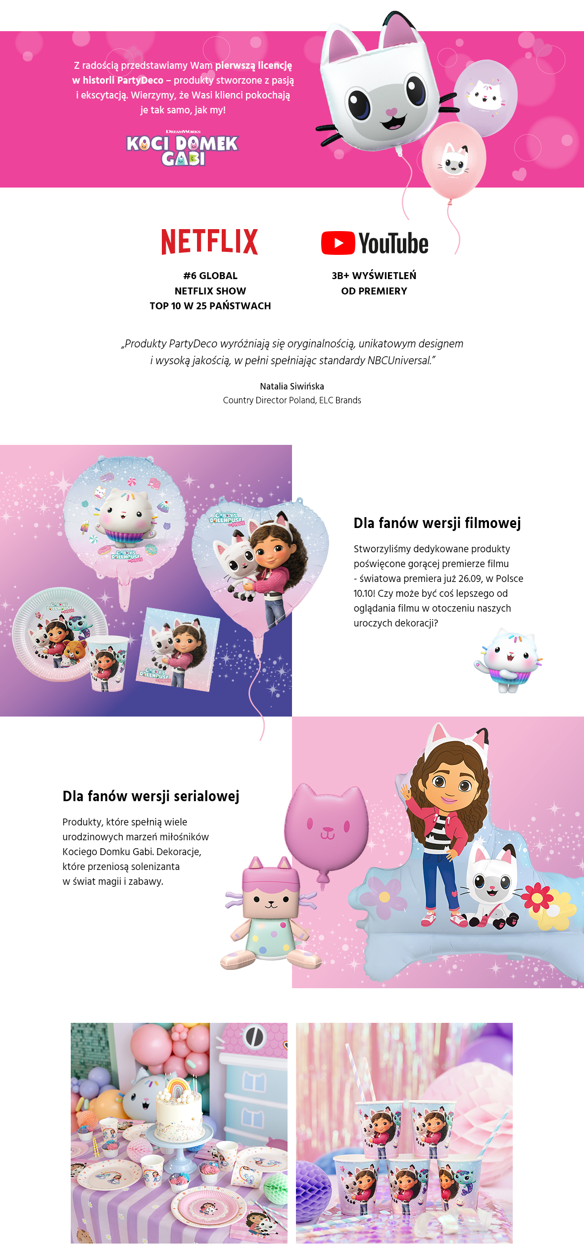 Koci Domek Gabi - Netflix i YouTube