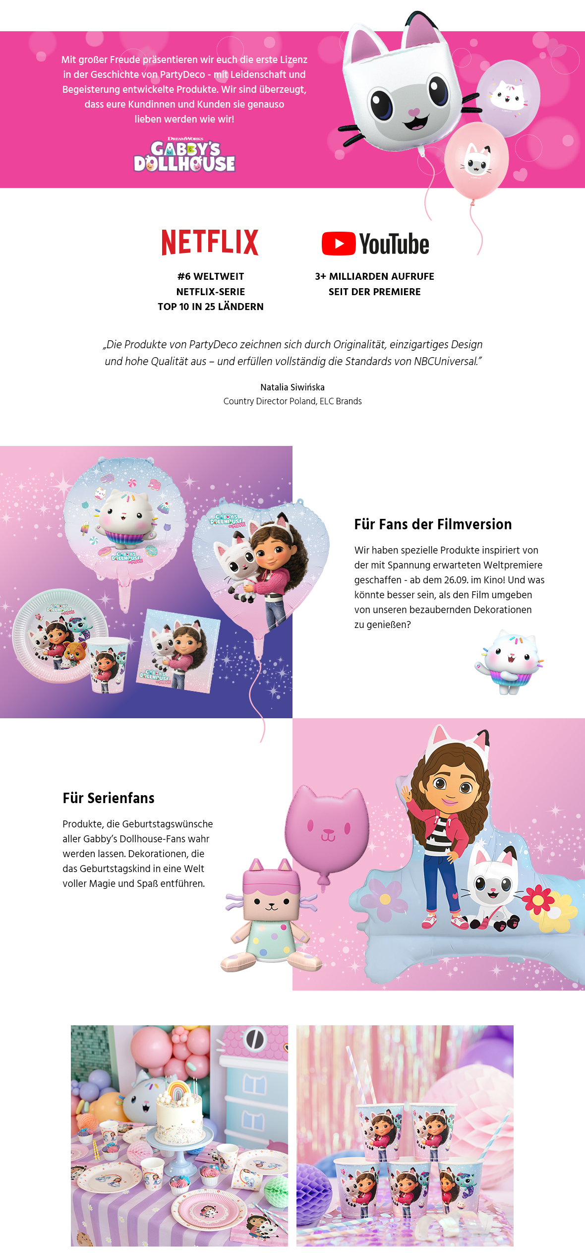 Koci Domek Gabi - Netflix i YouTube